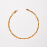 Bismarck anklet in 18k gold plated