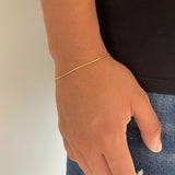 18k Gold Plated Mouse Tail Bracelet for Women