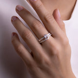 Classy Ring in 925 Silver for Lady