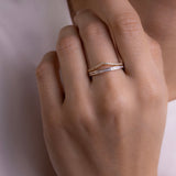 Sunshine Ring in 18k Laminated Gold for Lady