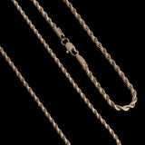 Combo Lazo, Cadena + Pulsera en oro laminado 18k para Caballero