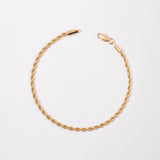 Lazo Bracelet in 18k Gold Laminate for Lady