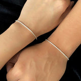 925 Silver Loop Bracelets for Couples