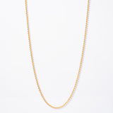 1.5 mm Military Chain in 18k Gold Plated For Men