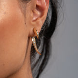 Aretes Panthere en Oro laminado 18k Para Dama