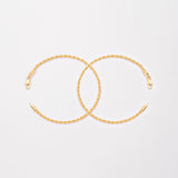 18k Gold Layered Loop Bracelets For Couples