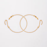 18k Gold Plated Tennis Bracelets for Couples