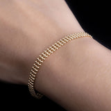 Pulsera M60 en Oro laminado 18k