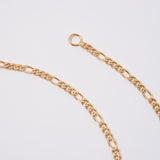 Figaro Bracelets in 18k Gold Plated for Couples