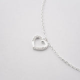 Tobillera Heart en Plata 925