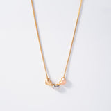 Bismarck 45cm Chain in 18k Laminated Gold for Lady