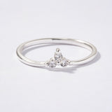 Tiara Ring in 925 Silver for Lady