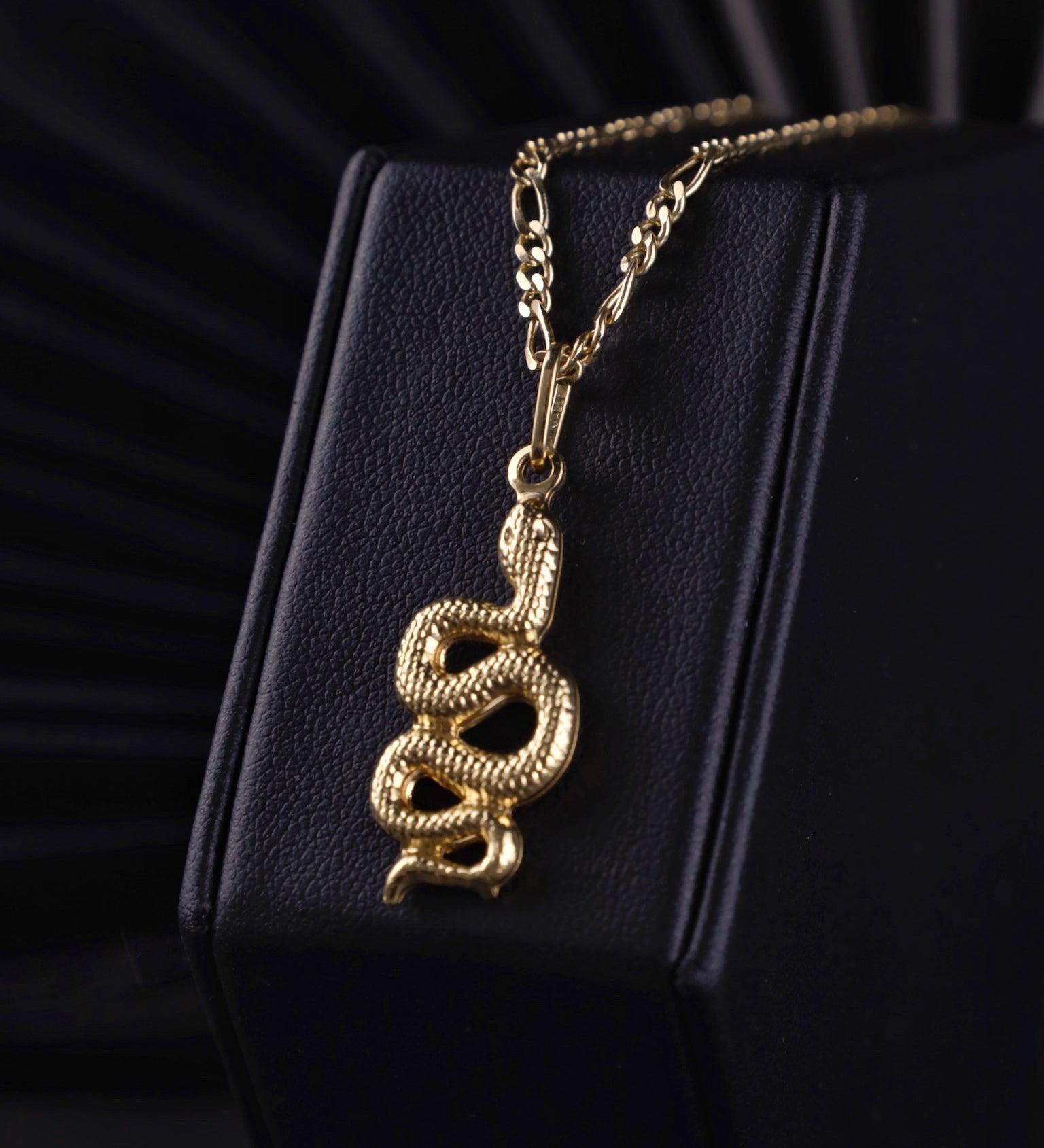 18k Gold Plated Figaro Chain For Men